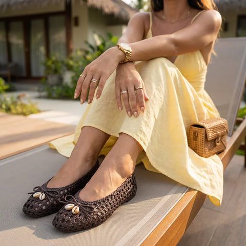 Witty Woven Ballet Flats