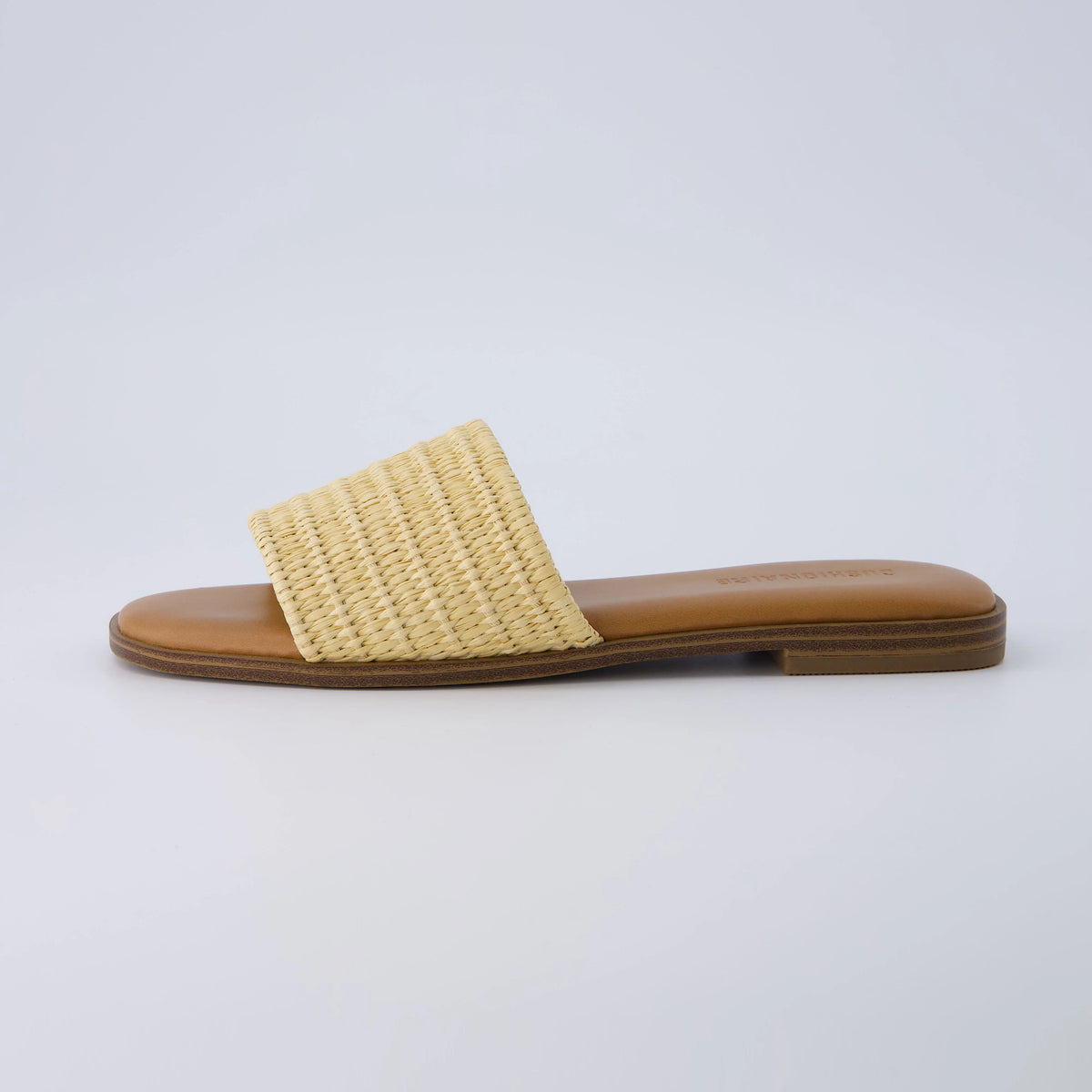 Sesame Raffia Slide Sandal
