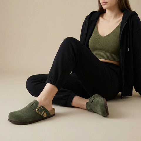 Hamlet Leather Clogs