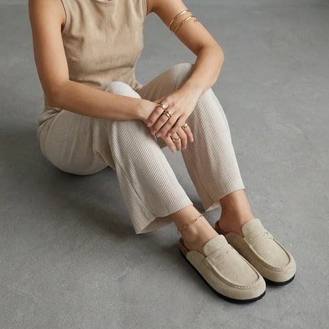 Fondu Leather Clogs
