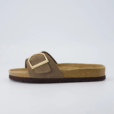 Leeds Leather Slide Sandals